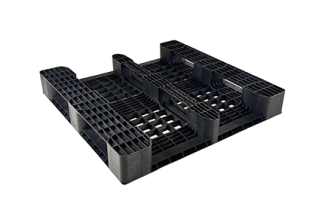 Kunststof pallet 1100 x 1100 open dek  3 onderlatten medium - Img 4918 qpall 2 - QP1111MB3R-SSB