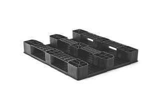 Kunststof pallet 1200 x 1000 gesloten dek 3 onderlatten heavy - Kunststof pallet 1000 1200 2 qp1210hr3rr cd b - 2.QP1210HB3RR-CD