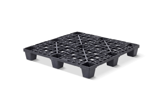 Kunststof pallet 1100 x 1100 open dek  9 pootjes light - Kunststof pallet 1100 1100 qp1111lb9fr - QP1111LB9FR