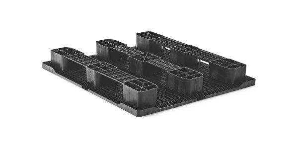 Kunststof pallet 1300 x 1100 open dek  3 onderlatten medium - Kunststof pallet 1100 1300 qp1311mr3r as b - QP1311MB3R-AS