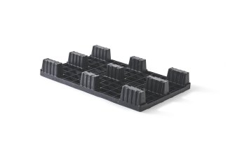 Kunststof pallet 760 x 1140 gesloten dek 9 pootjes light - Kunststof pallet 760 1140 qp76114lr9fr cd b - QP76114LB9FR-CD