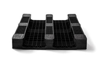 Kunststof pallet 1140 x 1140 gesloten dek 3 onderlatten heavy - Qp1140hx3rr cd 1  - QP1140HB3RR-CD