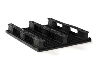 Kunststof pallet 1200 x 1000 gesloten dek 3 onderlatten light - Qp1210lb3rr cd b 1 - 2.QP1210LB3RR-CD