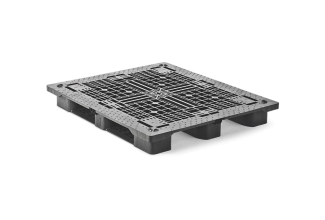 Kunststof pallet 1300 x 1100 open dek 3 onderlatten heavy - Qp1311hb3rr - 2.QP1311HB3R-AS